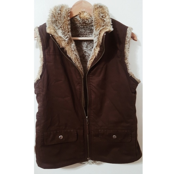 vest with fur inside